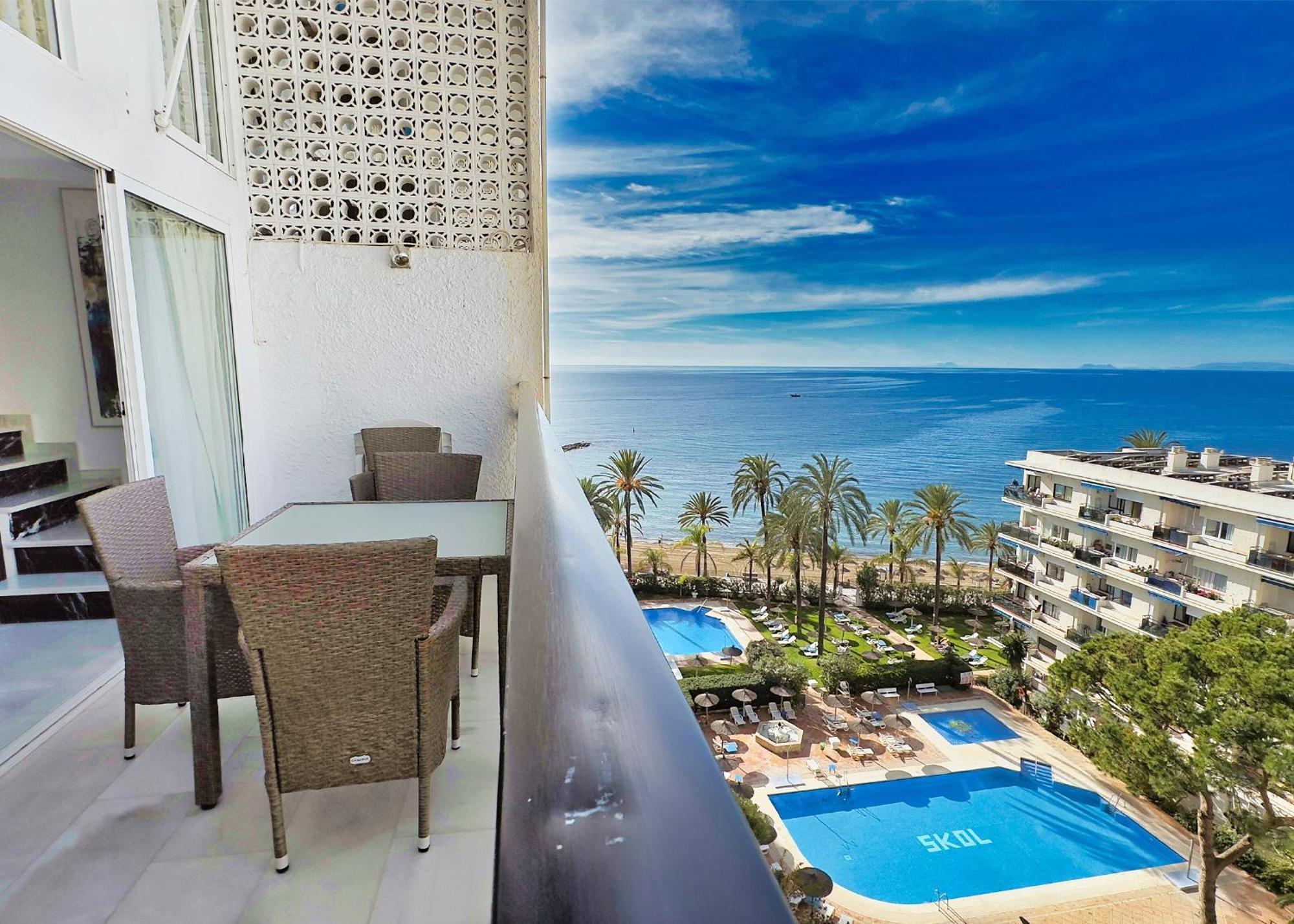 Skol 508 West Facing Duplex Apartment With Amazing Sea Views Марбеля Екстериор снимка